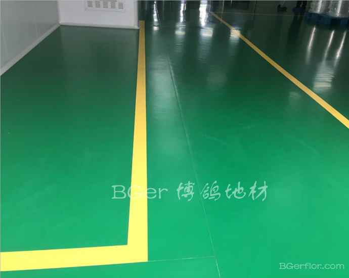 電池工廠潔凈生產(chǎn)車間地板地坪