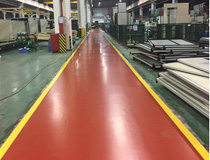 工廠車間 生產(chǎn)車間通道地面處理 叉車推車走道地板 耐壓防塵工業(yè)車間地板